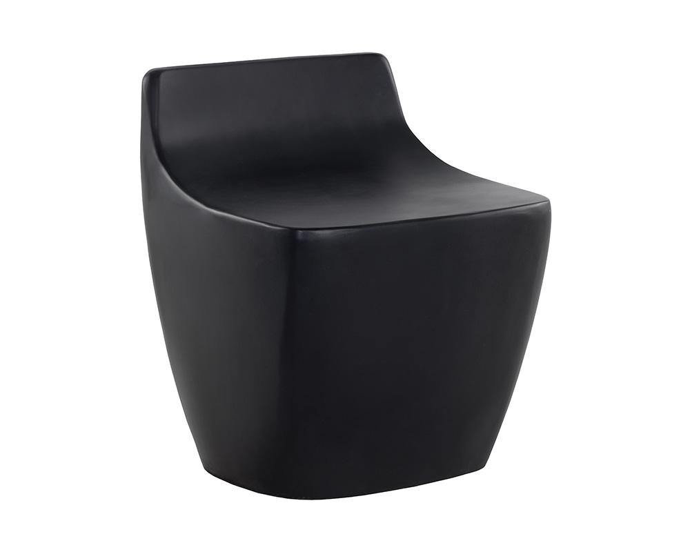 LEDGER STOOL - BLACK