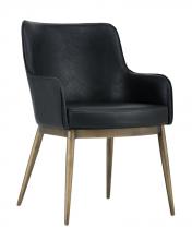  102355 - FRANKLIN DINING ARMCHAIR - VINTAGE BLACK