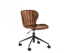 Sunpan 104793 - ARABELLA OFFICE CHAIR - BRAVO COGNAC