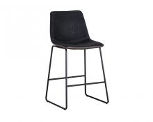 Sunpan 104961 - CAL COUNTER STOOL - ANTIQUE BLACK