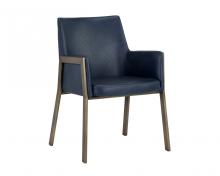 Sunpan 105285 - BERNADETTE DINING ARMCHAIR - BRAVO ADMIRAL