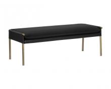 Sunpan 106185 - BELLEVUE BENCH - ABBINGTON BLACK / BRAVO BLACK