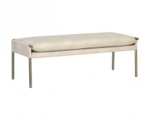 Sunpan 106186 - BELLEVUE BENCH - BRAVO CREAM