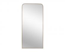  106554 - CALABASAS FLOOR MIRROR - BRASS