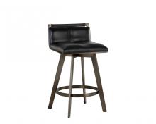 Sunpan 106560 - ARIZONA SWIVEL COUNTER STOOL - CASTILLO BLACK