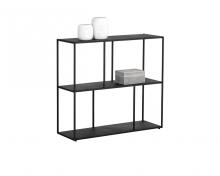  106601 - EIFFEL LOW BOOKCASE - MEDIUM - BLACK