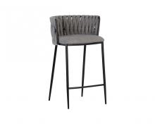 Sunpan 106730 - SARAI COUNTER STOOL - BELFAST KOALA GREY