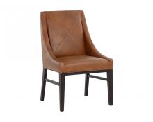 Sunpan 107766 - ZION DINING CHAIR - TOBACCO TAN