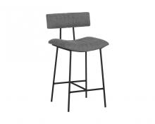 Sunpan 108214 - BUCA COUNTER STOOL - BELFAST KOALA GREY