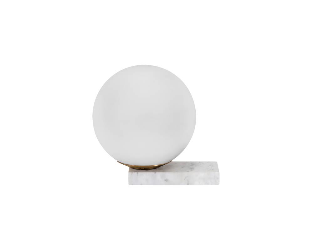 ELARA TABLE LAMP - WHITE MARBLE