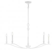  M10086BQW - 5-Light Chandelier in Bisque White