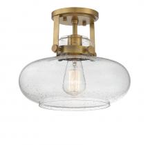  M60064NB - 1-Light Ceiling Light in Natural Brass