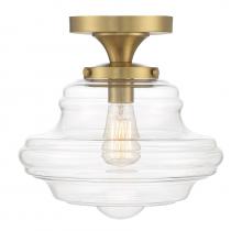  M60069NB - 1-Light Ceiling Light in Natural Brass