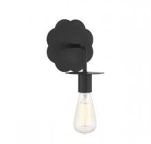  M90104MBK - 1-Light Wall Sconce in Matte Black