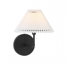  M90105MBK - 1-Light Wall Sconce in Matte Black