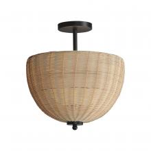  12604NABK - Maldives-Semi-Flush Mount