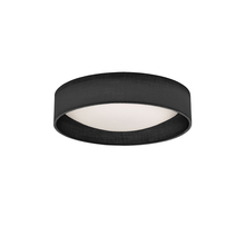  CFLD-1114-2406 - 11" Flush Mount, BK/CLR shade