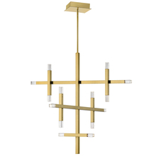  FCS-3656C-AGB - 42W Chandelier, AGB w/ Acrylic Diffuser