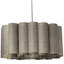  SAN244-PC-2423 - 4LT Sandra Pendant Milano Grey Polished Chrome