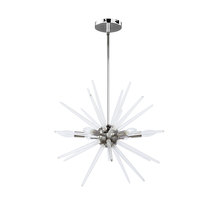  VEL-206C-PC - 6LT Incandescent Pendant, Polished Chrome Finish