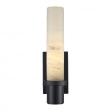  22700 BK - Juneau 1 - Light Spanish Alabaster Wall Sconce