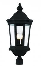  40404 BK - Westfield Clear Glass Outdoor Post Mount Lantern Head