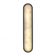  LED-22654 BK - Minerva LED 24" Spanish Alabaster Wall Sconce