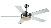  F-1020 BN - Cappleman 2-Light, 5-Blade Transitional Ceiling Fan