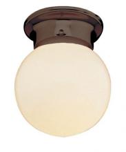  PL-3606 ROB - 1LT FLUSH-GLOBE-GU24 BASE-OPAL