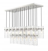  7002P5-23L-BN - 23 Light Linear Chandelier