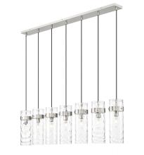  7002P5-7L-BN - 7 Light Linear Chandelier