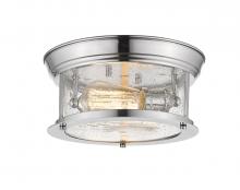 Z-Lite 727F10-CH - 2 Light Flush Mount