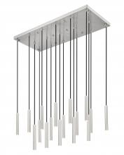  919MP12-17L-BN-LED - 17 Light Linear Chandelier