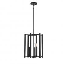  3-7700-3-89 - Benson 3-Light Pendant in Matte Black