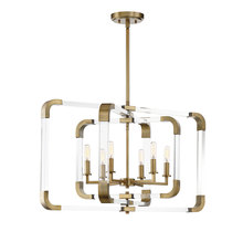 Savoy House Canada 7-1660-6-322 - Rotterdam 6-Light Pendant in Warm Brass