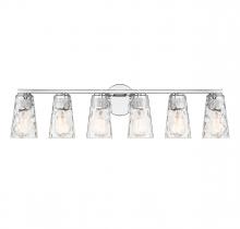  8-2603-6-CH - Gordon 6-Light Bathroom Vanity Light in Chrome