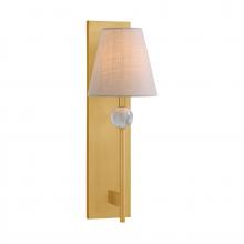  9-1968-1-322 - Travis 1-Light Wall Sconce in Warm Brass