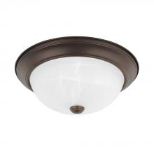  219022BZ - 2 Light Flush Mount