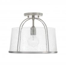  247011BN - 1 Light Semi-Flush