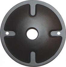  60/675 - 1 - Light Die Cast Mounting Plate - Dark Gray Finish