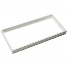  65/597R1 - 2X4 Backlit Panel Frame Kit; White Finish; For use with EM versions