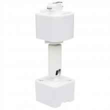  TP259 - Sloped Ceiling Track Adapter; White Finish