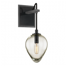  B6201-GRA/BCR - Brixton Wall Sconce