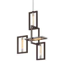  F6184-TBZ/SS - Enigma Chandelier