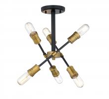 Lighting by PARK TRS1717BKBNG - Harrison Semi-Flush Mount