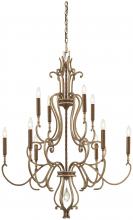  N6558-690 - 10 LIGHT CHANDELIER