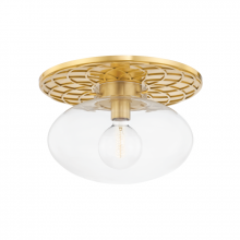  1418-AGB - 1 LIGHT SEMI FLUSH