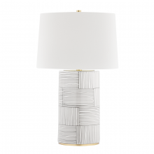  L1376-AGB/ST - 1 LIGHT TABLE LAMP