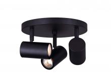  ICW1022A03BK10 - Marena 3 Light Track Lighting, Black Finish