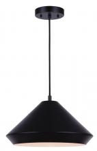  IPL1020A16BK - BYCK, IPL1020A16BK -G-, MBK Color, 1 Lt 16inch Width Pendant, 60W Type A, 16inch W x 10.25 - 58.25in